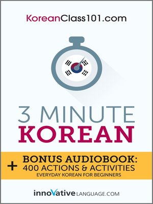 cover image of 3-Minute Korean